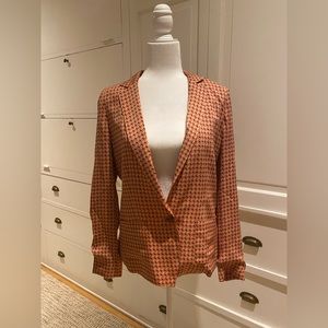 SMALL Joie orange blazer jacket